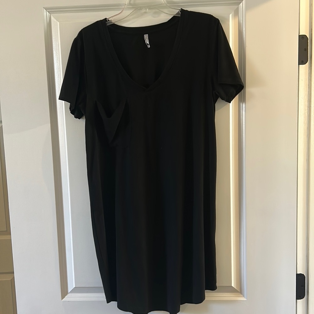 Z Supply Black suede dress